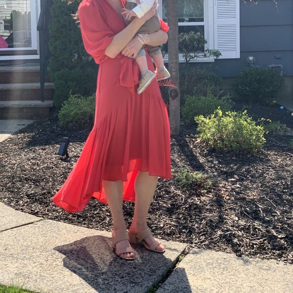 Highlow Pink/Red Dress - Picture 2 of 2